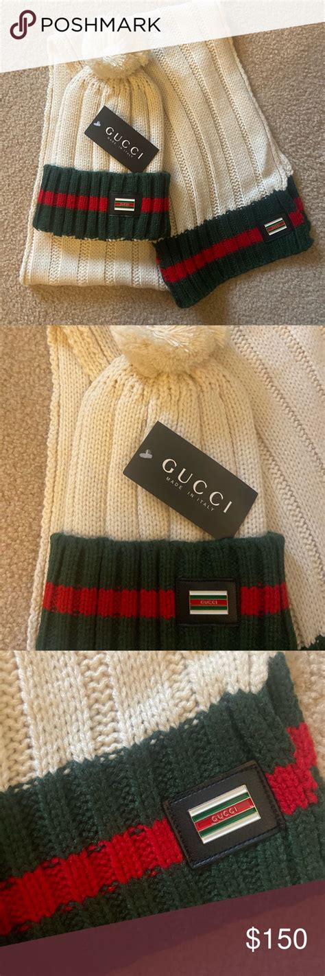 gucci hat and scarf ioffer|authentic Gucci scarves.